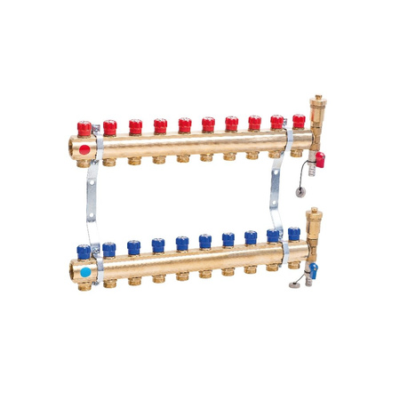 PHA-109A/1 4-obwodowy PN10 Rozdzielacz CuZn