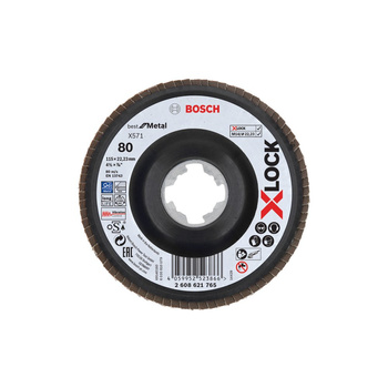 Tarcza listkowa FLAP DISC X-LOCK,BFM,115,G80