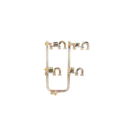 Instalacja do punktu redukcyjno-pomiarowego na 3-4 gazomierzy G4/G6