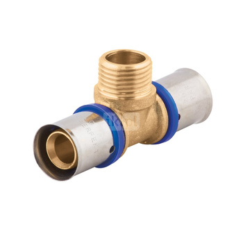 Trójnik PERFEXIM 739 mosiądz 16 mm x 1/2'' x 16 mm (zz x GZ x zz)