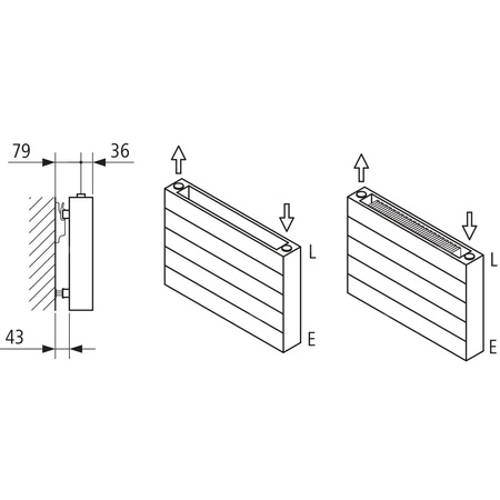Grzejnik płytowy typ 21 KERMI V-HHV QN1512(R), bez osłony wym. 490 x 1500 mm, kolor biały, moc 1512 W