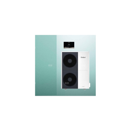 Pakiet Systemowy OZE - Pompa ciepła powietrzna powietrze-woda monoblok VAILLANT VWL 125/6A aroTHERM plus 12.2 kW 400 V + Moduł komunikacji internetowej VR 940f + Moduł sterowania VWZ AI + Regulator sensoCOMFORT VRC 720