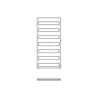 Grzejnik drabinkowy KERMI Casteo-D BH, wym. 1806 x 600 mm, kolor biały, moc 878W