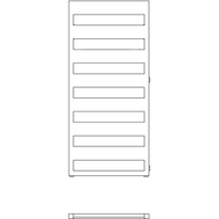 Grzejnik dekoracyjny Kermi Casteo-D 1535x600x30 biały, lewy, rozstaw przyłączy 900