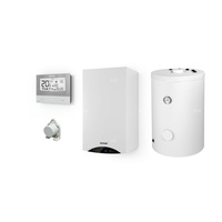 Pakiet nr 5 z kotłem i zasobnikiem SWK 120l - Kocioł gazowy jednofunkcyjny TERMET GOLD PLUS II wiszący 25 kW