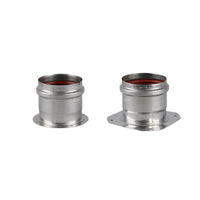 Podstawa wlotu powietrza + podstawa wylotu spalin FI80 - Pakiet 6 kpl.