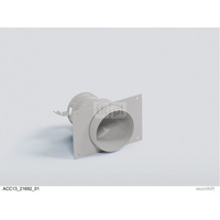 Przyłącze nawiewnika proste, fi125 mm