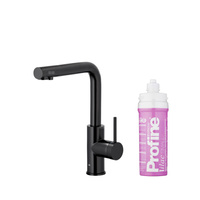 DUERO PURE BASIC BATERIA KUCHENNA Z FUNKCJĄ FILTRACJI WODY, CZARNA + ZESTAW FILTRUJĄCY PROFINE LILAC S