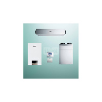 Pakiet - Kocioł gazowy dwufunkcyjny VAILLANT ecoTEC exclusive VCW 36CF/1-7 kondensacyjny wiszący 3.4 - 27.1 kW + RegulatorsensoCOMFORT 720 + RekuperatorecoVAIR 260/4 E+ Moduł sterowaniaVR 921