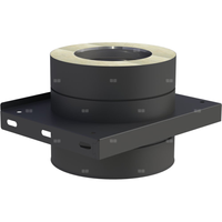 Płyta fundamentowa fi 130mm dla wsporników pośrednich lakierowana na czarno pośrednich lakierowana na czarno