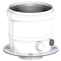 Złączka kotła Ferroli z króćcami pomiarowymi 60/100 