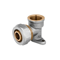 Kolano z mocowaniem PERFEXIM 607, mosiądz, 1/2 x 16 (GW x zw)