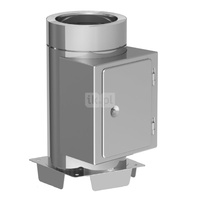 Element do czyszczenia fi150mm z płytą fundamentową z odpływem w dół