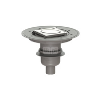 Wpust Classic DN50, odpł. pion., z nasadką Variofix i kratką owal 120x120