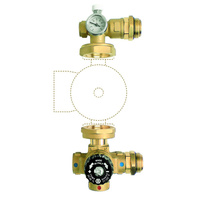Grupa mieszająca do rozdzielaczy 1" dla pompy 130 mm