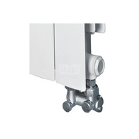 Grzejnik żeberkowy GAVIA 50/D aluminium, podłączenie dolne 575 x 805 mm, kolor biały, moc 1102.3 W