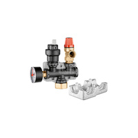 Grupa bezpieczeństwa z materiału kompozytowego do instalacji grzewczych 3/4" 2,5 bar TÜV