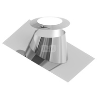 Przejście przez dach 16-25st. aluminiowe z kołnierzem fi300mm