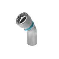 Łuk 45' SANHA Heavy Steel Press, stal (cynk/nikiel), 1'' (zw x GW)