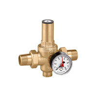 Regulator ciśnienia CALEFFI 5360, GZ 1/2'', 25 bar z manometrem