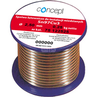 Drut lutowniczy (Sn97Cu3) Concept By CYNEL fi 2 mm, 250 g