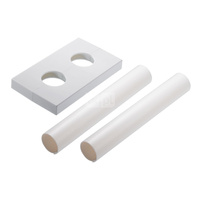 Rozeta i rurka maskująca do zaworów VHX proste/kątowe (biały)