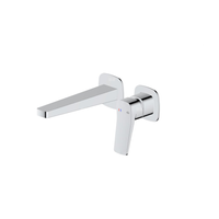 Bateria Malaga, umywalkowa, podtynkowa, ścienna, chrom