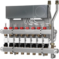 Rozdzielacz SGC, 12 connections, ICON controller 230V, flow meter, zone valve