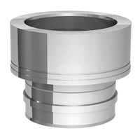 Przejście EW-DW z mufą na EW JEREMIAS 205-DWETN37M stal nierdzewna fi 300 mm