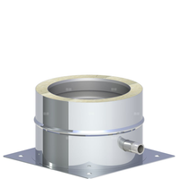 Płyta fundamentowa z odpływem skroplin w bokmontaż na cokole fi 160mm montaż na cokole fi 160mm