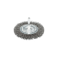 Druciane szczotki tarczowe do wiertarek drut falisty, 50 mm