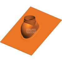 Przejście przez dach 0st.-48st. fi125mm kolor ceglasty RAL8004