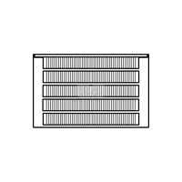 Konwektor Kermi Kon m. Str. Typ55 BH140x316x4400mm QN7902, weiß, 6bar, o. Abd., AB Uni.
