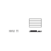 Grzejnik płytowy typ 11 KERMI V-HHV QN2622(R), bez osłony wym. 350 x 3800 mm, kolor biały, moc 2622 W