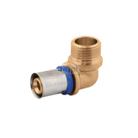 Kolano PERFEXIM 734, mosiądz, 16 x 1/2'' (zz x GZ)