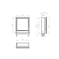 Szafka podtynkowa z maskownicą 1005/120/575 dla 14 ob.