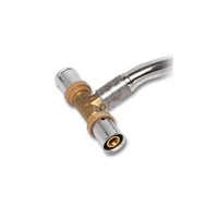 Trójnik SANHA 3fit Press pb-free brąz 20 mm x 15 mm x 20 mm (zz x lut zewnętrzny x zz)