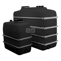 BWT Zbiornik magazynowy czarny z PE 2000 l - [wymagany kołnierz gwint 2" z uszczelką do zbiornika PE]