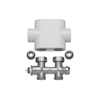 Zawór blok zaworowy przejście z otwór chrom z dynamiczny kontrola przepływu