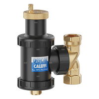 DISCAL® - Separator powietrza 1". Wykonany z technopolimeru. Przyłącza z gwintem wewnętrznym.