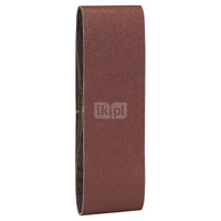 3-częściowy zestaw taśm szlifierskich do szlifierek taśmowych, wersja czerwona K = 80