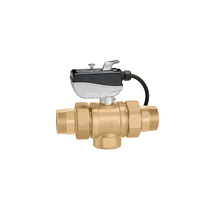 Trójdrożny zawór kulowy z napędem, typ "T" 2" 230V