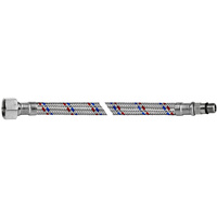 QIK Wąż elastyczny w oplocie INOX 3/8 X M10 50 KR