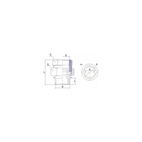 Złączka UNIPAK 0R43410143, 1'' (GW x GZ)