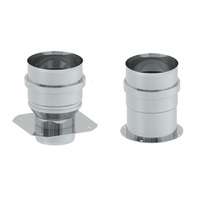 Zestaw 2 złączek: fi60-fi80mm oraz fi80mm do kotła Ferroli z króćcami pomiarowymi