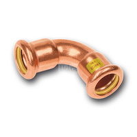 Łuk 90' SANHA Press Gas, Cu, 42 mm (zw x zw)