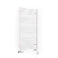 Grzejnik drabinkowy Concept By TERMA MALTA, podłączenie SX, wym. 1210 x 400 mm, kolor biały drogowy RAL9016, moc 424W