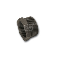 Nypel redukcja SANHA 241#, żeliwo (czarny), 1 1/4'' x 1/2'' (GZ x GW)