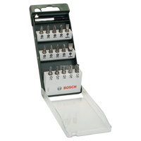 16-częściowy zestaw standardowych końcówek wkręcających, mieszany (S, PH, PZ, T) UH 54, S0,8x5,5, S1,2x8,0, PH1, PH2 (2x), PH3,