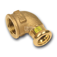 Kolano 90' SANHA Press Gas, Cu, 28 mm x 1'' (zw x GW)